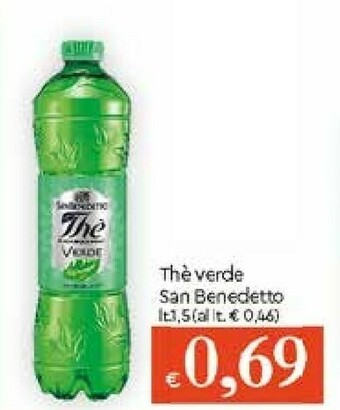 Galassia San Benedetto The Verde Con Aloe Vera 1500 G(ml) offerta