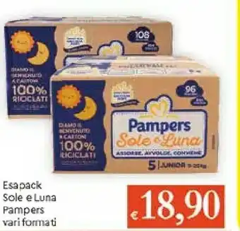 Galassia Pampers Esapack Sole E Luna offerta