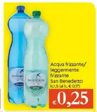 Galassia San Benedetto Acqua Frizzante/ Leggermente Frizzante offerta