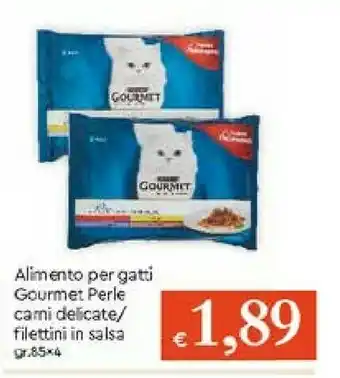 Galassia Gourmet Purina Perle Alimento Per Gatti Carni Delicate/Filettini In Salsa offerta