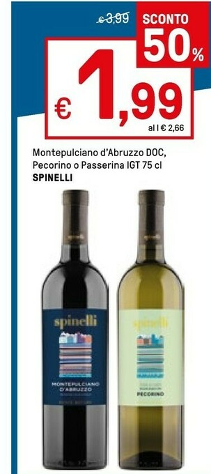 Iper La Grande Spinelli Montepulciano d'Abruzzo offerta
