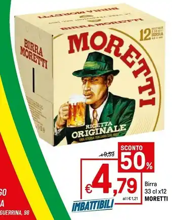 Iper La Grande Moretti Birra offerta