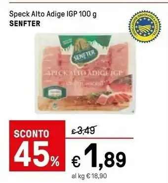 Iper La Grande Senfter Speck offerta