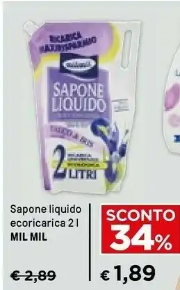 Iper La Grande Milmil Sapone Liquido Ecoricarica offerta