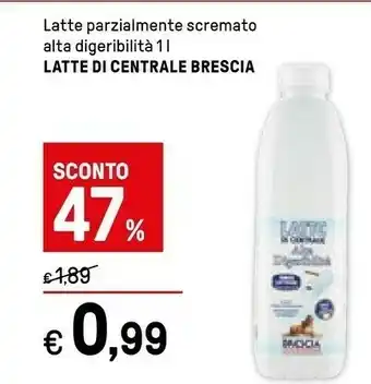 Iper La Grande Latte parzialmente scremato offerta