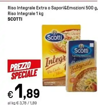 Iper La Grande Sapori Riso Scotti offerta