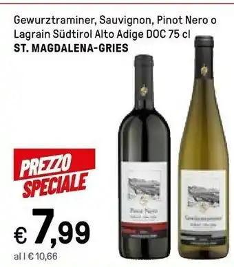 Iper La Grande Sudtirol Vino bianco offerta