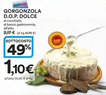 Ipercoop GORGONZOLA D.O.P. DOLCE offerta
