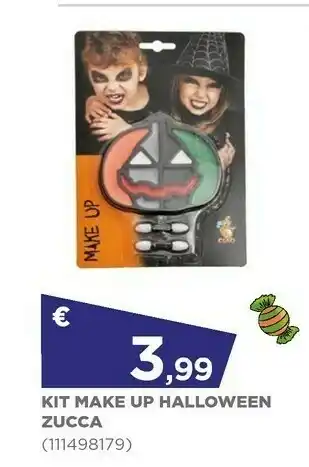 Toys Center Kit Make Up Halloween Zucca offerta