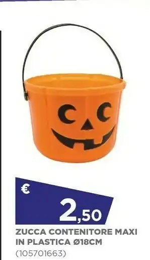 Toys Center Zucca Contenitore Maxi In Plastica offerta
