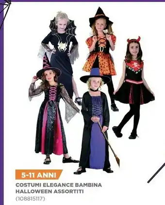 Toys Center Costumi Elegance Bambina Halloween Assortiti 5-11 Anni offerta