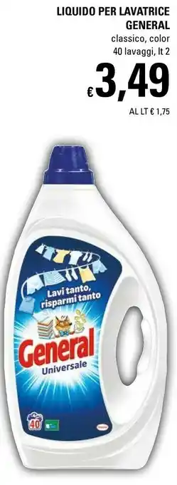 Basko General Liquido Per Lavatrice offerta