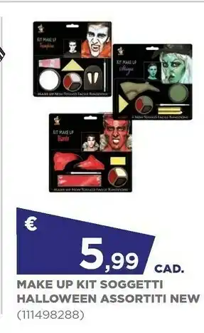 Make Up Kit Soggetti Halloween Assortiti
