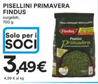 Ipercoop PISELLINI PRIMAVERA FINDUS surgelati, 700 g offerta