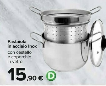 Carrefour Batteria pentole offerta