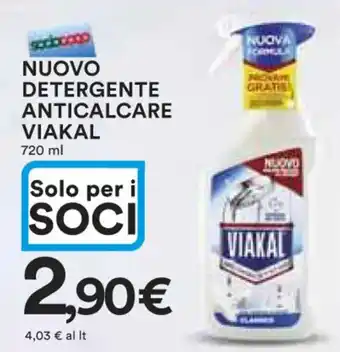 Ipercoop NUOVO DETERGENTE ANTICALCARE VIAKAL 720 ml offerta