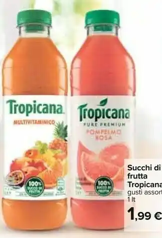 Carrefour Tropicana Succhi di frutta offerta