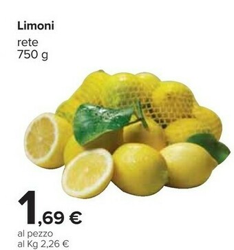 Carrefour Limoni Rete offerta