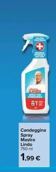 Carrefour Mastro lindo Candeggina Spray offerta