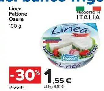 Carrefour Fattorie Osella Fattorie Osella - Formaggio Fresco Con Fermenti Lattici Vivi Linea 190 G(ml) offerta