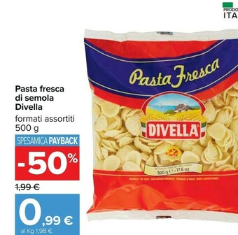 Carrefour Divella Pasta Fresca Di Semola offerta