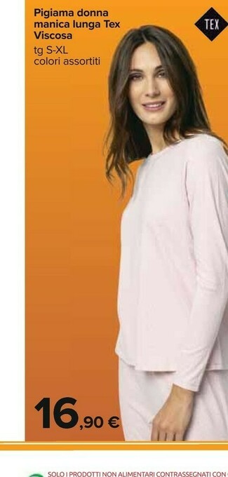 Carrefour Pigiama donna offerta