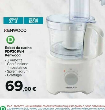 Carrefour Kenwood Robot da cucina offerta