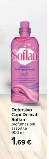 Carrefour Soflan Detersivo Capi Delicati offerta