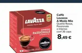 Carrefour Lavazza A Modo Mio Qualita Rossa Capsule Caffè 36 Pezzo(i) offerta