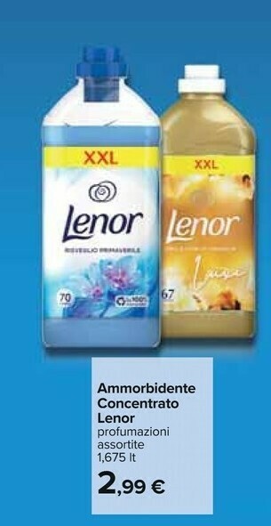 Carrefour Lenor Ammorbidente Concentrato offerta