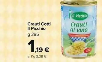 Il picchio Crauti Cotti