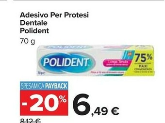 Carrefour Polident Adesivo Per Protesi Dentale offerta