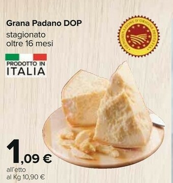 Carrefour Grana Padano DOP offerta
