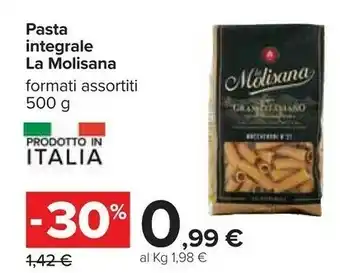 Carrefour La Molisana Pasta Integrale offerta