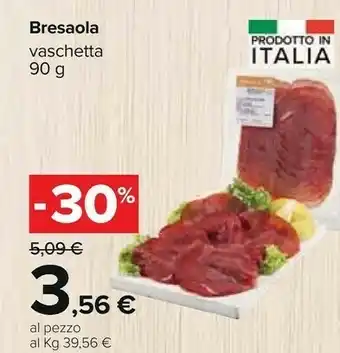 Carrefour Bresaola Vaschetta offerta