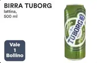 BIRRA TUBORG lattina, 500 ml