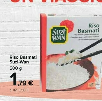 Carrefour Suzi wan Riso Basmati 500 G(ml) offerta