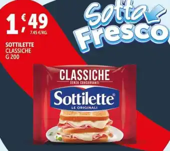 Deco Supermercati SOTTILETTE CLASSICHE G 200 offerta