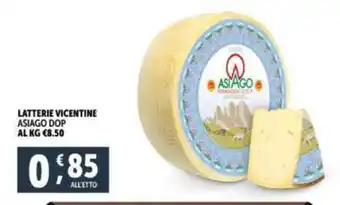 Deco Supermercati LATTERIE VICENTINE ASIAGO DOP offerta