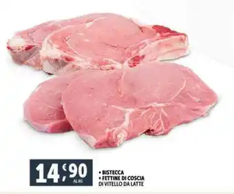 Deco Supermercati BISTECCA FETTINE DI COSCIA DI VITELLO DA LATTE offerta