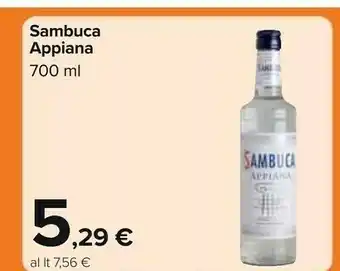 Carrefour Appiana Sambuca 700 Ml offerta