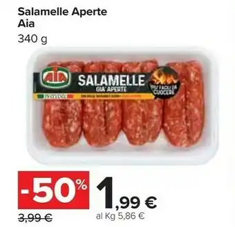 Carrefour Aia Salamelle Aperte 340 G offerta