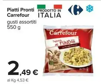 Carrefour Piatti Pronti offerta