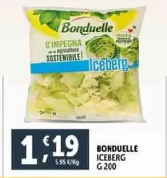 Deco Supermercati BONDUELLE ICEBERG g 200 offerta