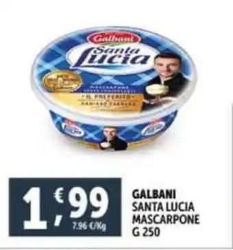 Deco Supermercati GALBANI SANTA LUCIA MASCARPONE G 250 offerta