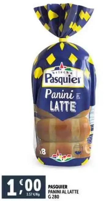 Deco Supermercati PASQUIER PANINI AL LATTE G 280 offerta