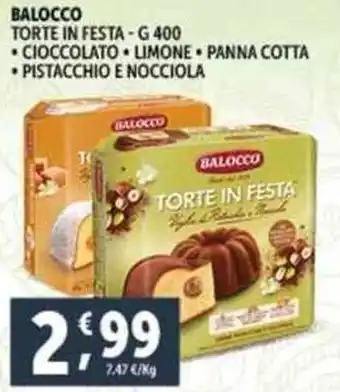 Deco Supermercati BALOCCO TORTE IN FESTA - G 400 offerta