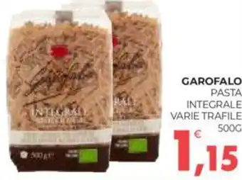 Eté GAROFALO PASTA INTEGRALE VARIE TRAFILE 500 g offerta