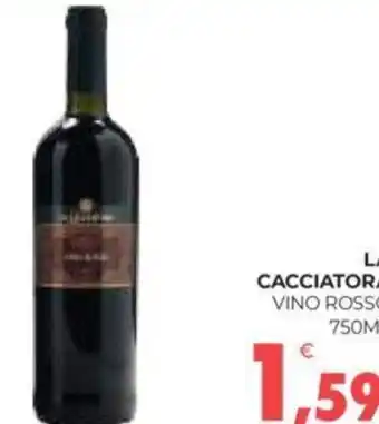 Eté LA CACCIATORA VINO ROSSO 750ML offerta