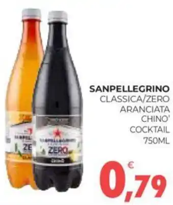 Eté SANPELLEGRINO CLASSICA/ZERO ARANCIATA CHINO' COCKTAIL 750ML offerta